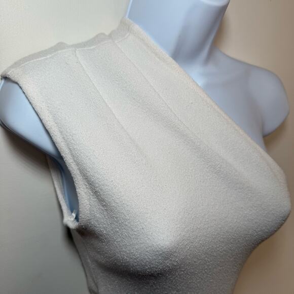 Proenza Schouler White One Shoulder Gown Dress Bridal Modern Minimalist Sz 0 - Picture 8 of 13